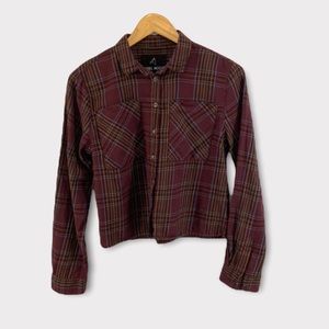 Plaid Button Down Long Sleeve Shirt Size Medium